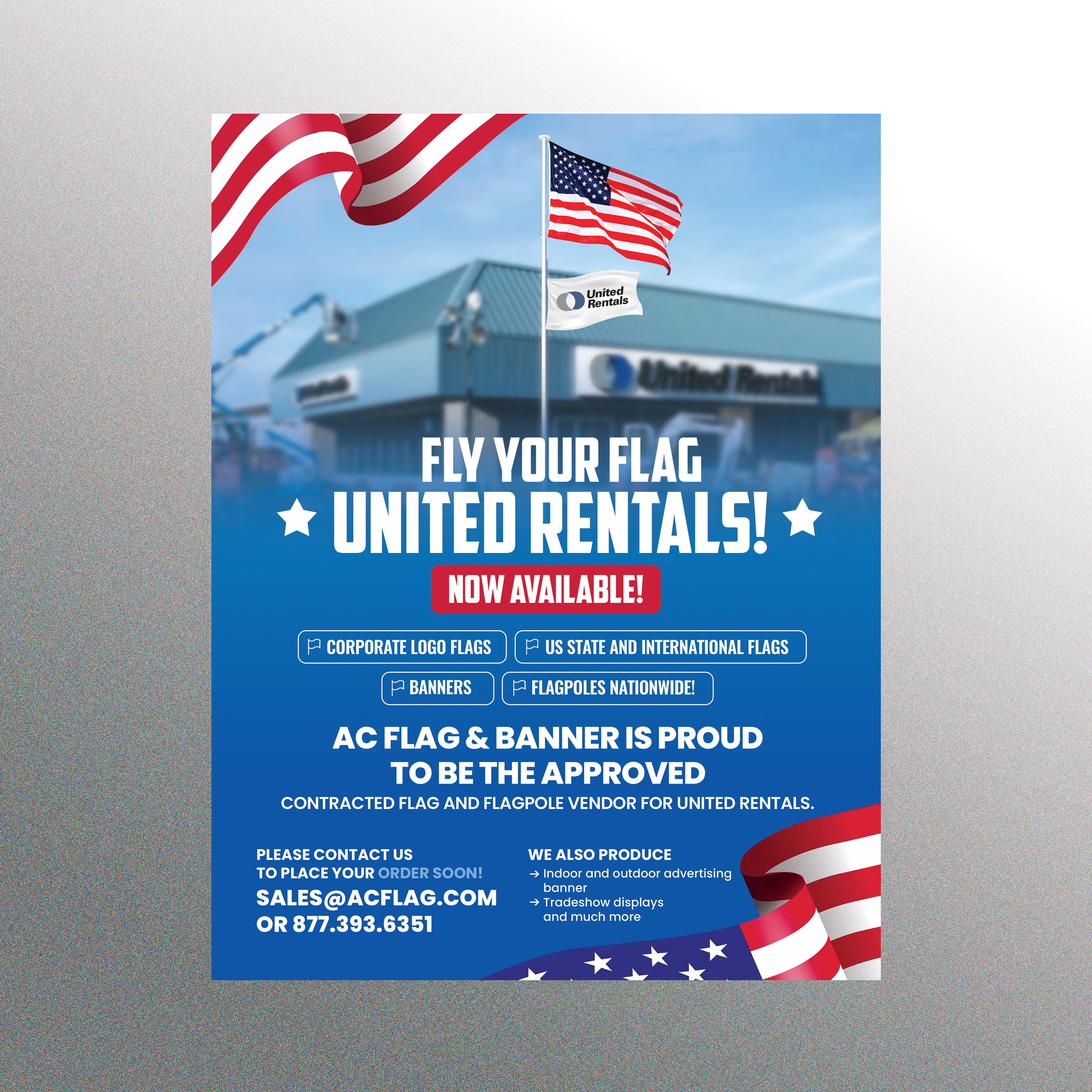 Flyer Design by Stan$oul for AC Flag & Banner  | Design #32321594