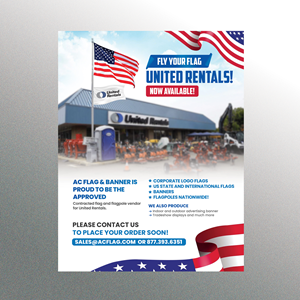 Flyer Design by Stan$oul for AC Flag & Banner  | Design: #32321682