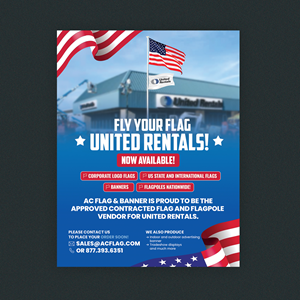 Flyer Design by Stan$oul for AC Flag & Banner  | Design: #32333041