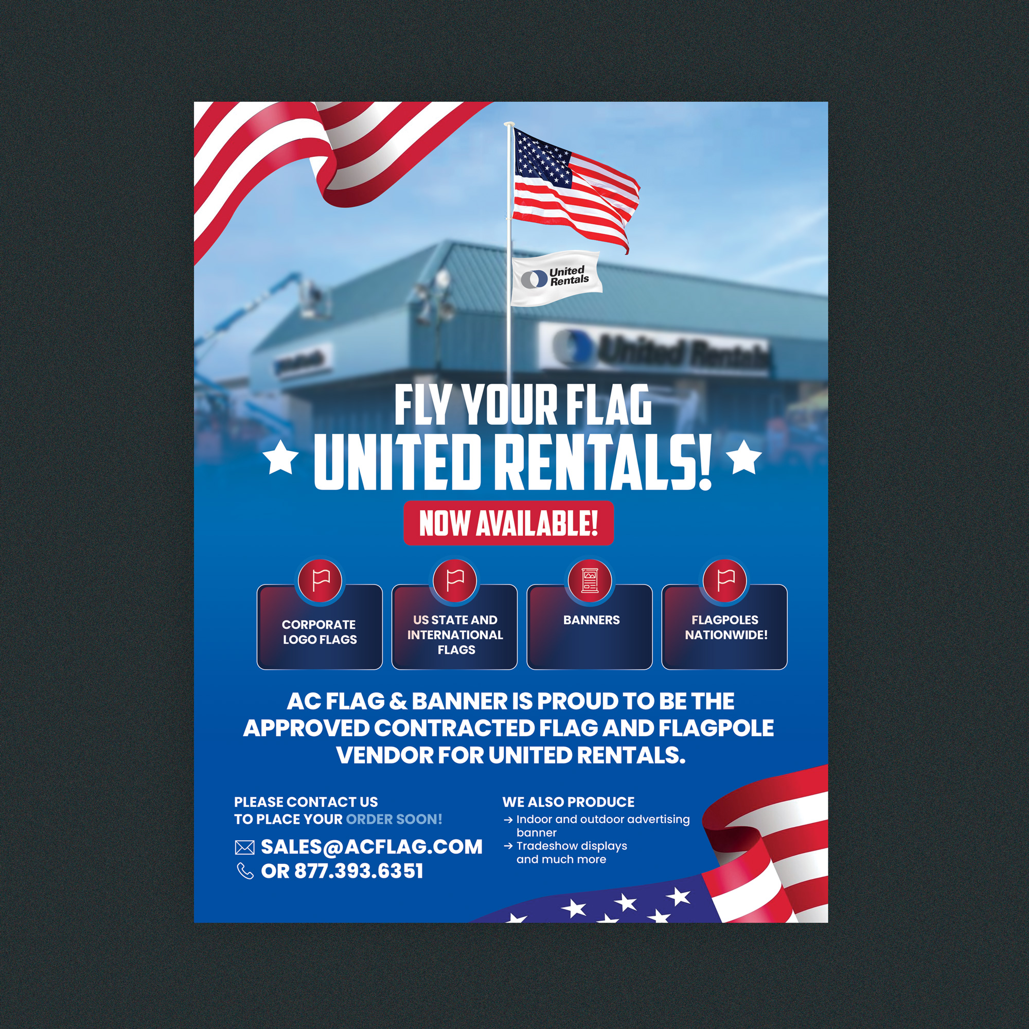 Flyer Design by Stan$oul for AC Flag & Banner  | Design #32333054