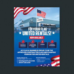 Design de Flyer par Stan$oul pour AC Flag & Banner  | Design : #32333054
