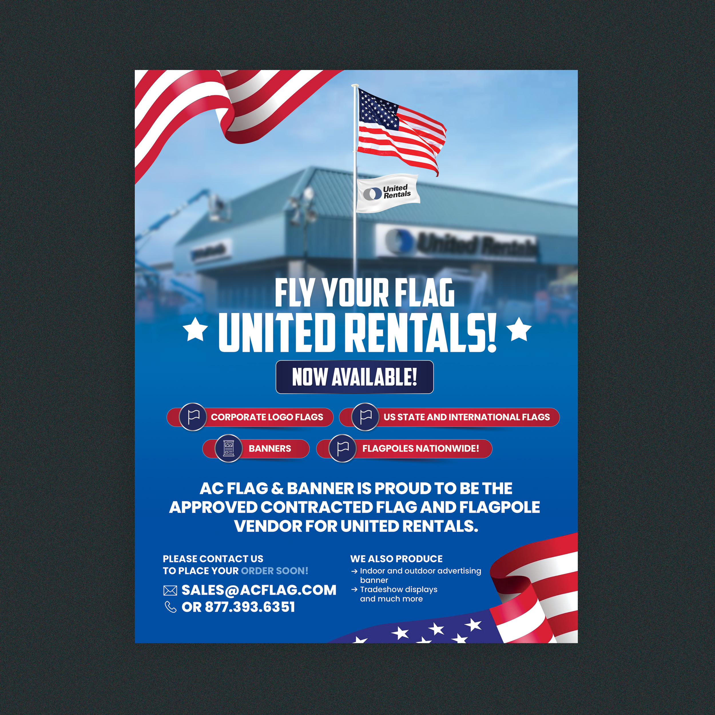 Flyer Design by Stan$oul for AC Flag & Banner  | Design #32333115