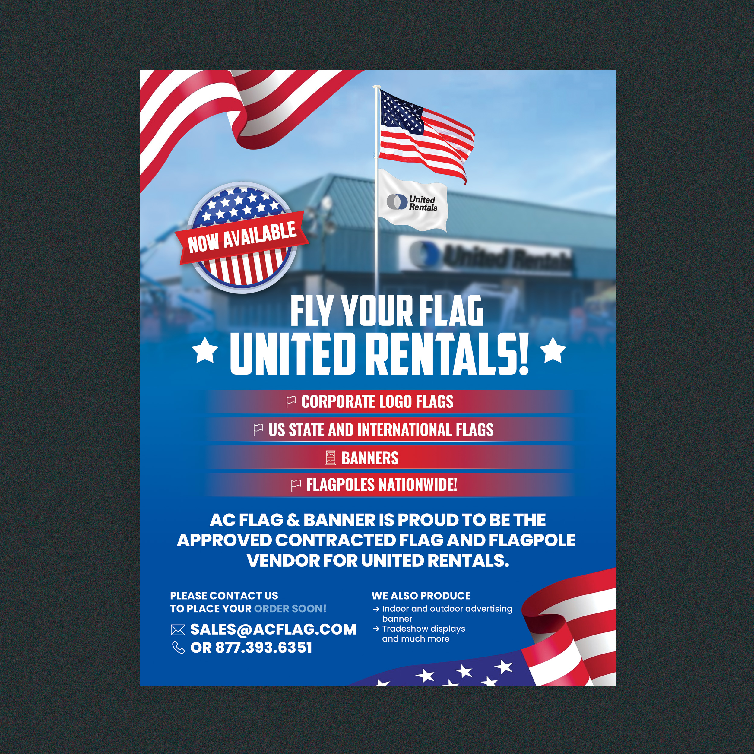 Flyer Design by Stan$oul for AC Flag & Banner  | Design #32341171