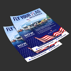 Design de Flyer par SWASTIK pour AC Flag & Banner  | Design : #32333887