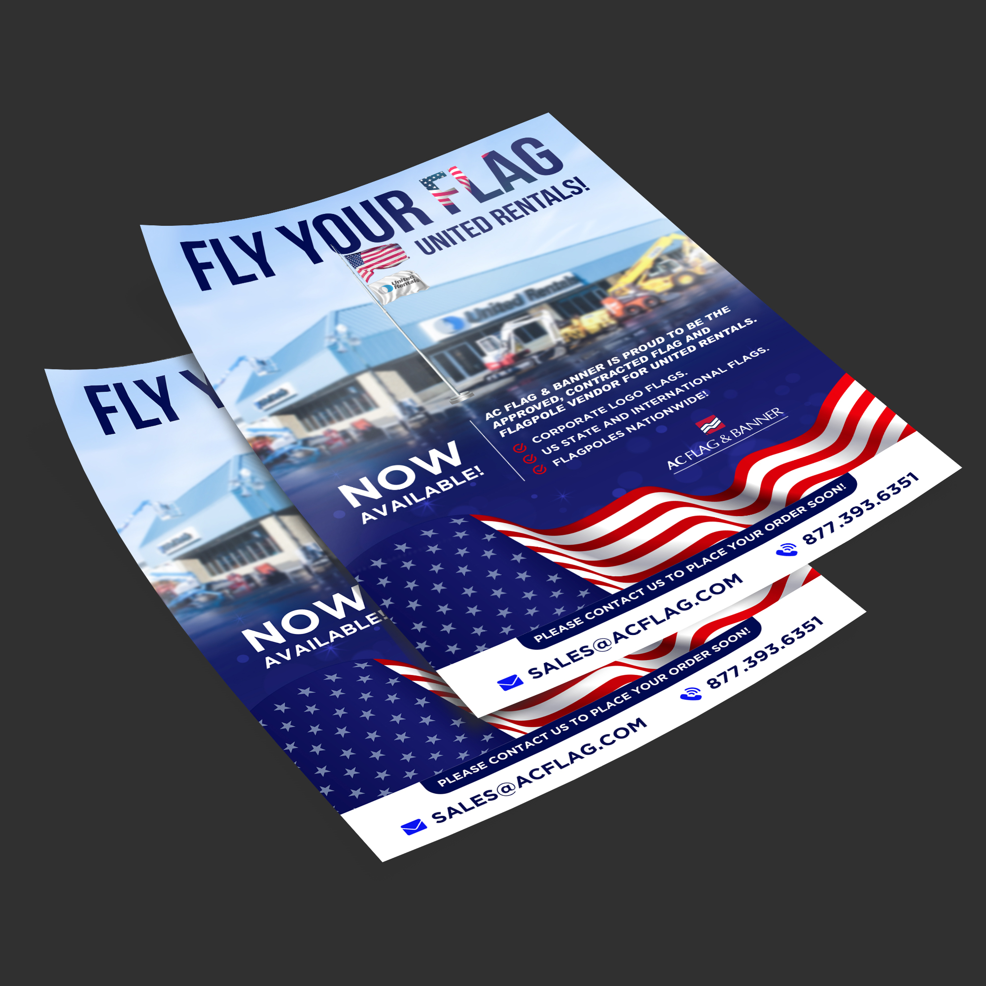 Flyer Design by SWASTIK for AC Flag & Banner  | Design #32347652
