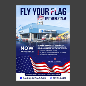 Design de Flyer par SWASTIK pour AC Flag & Banner  | Design : #32361407