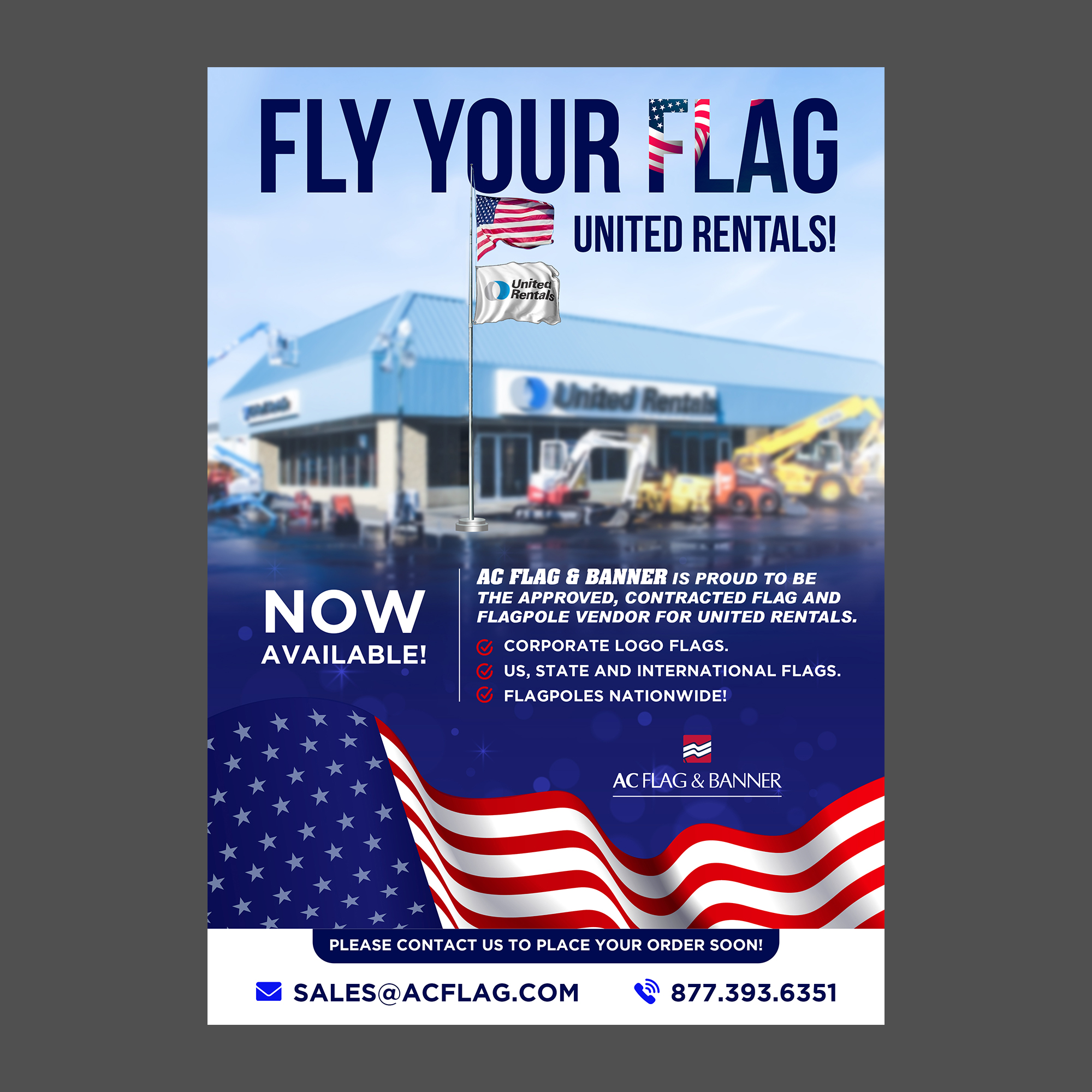 Flyer Design by SWASTIK for AC Flag & Banner  | Design #32388864
