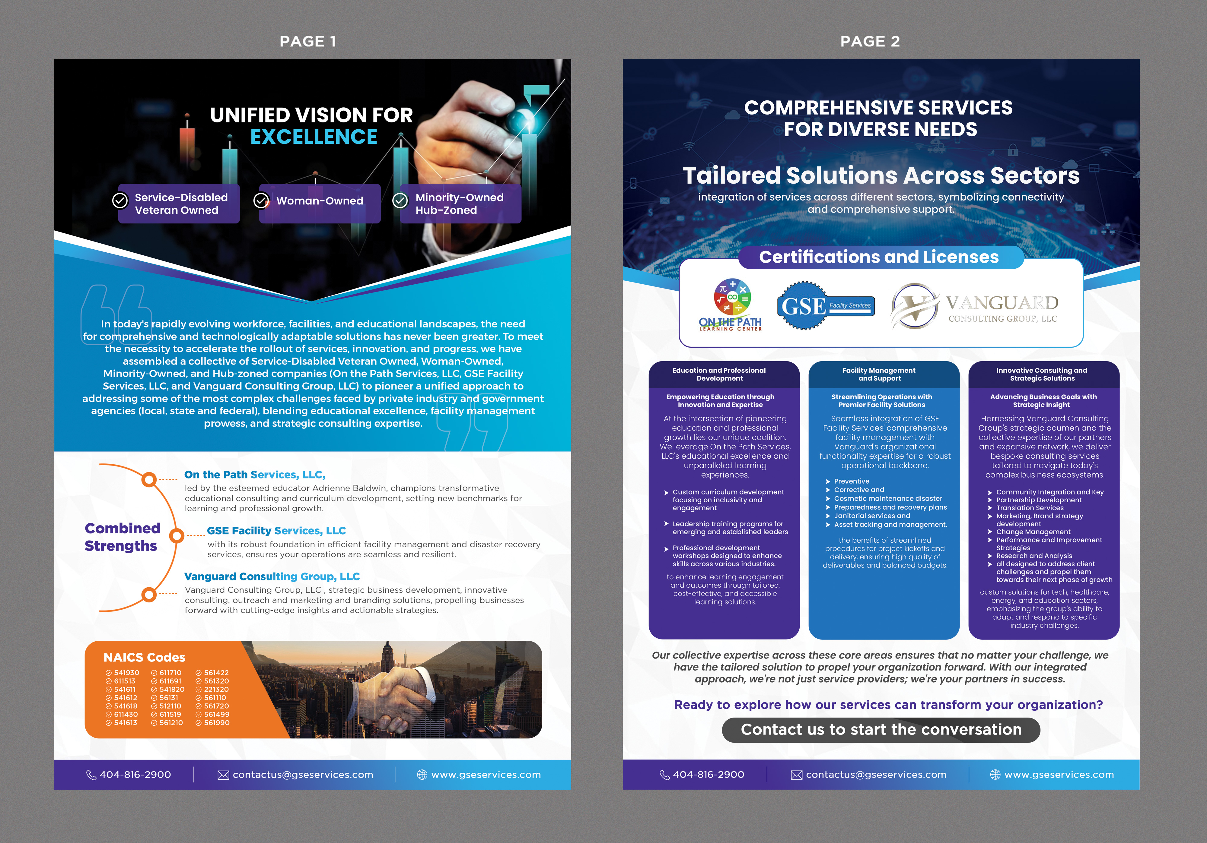 Brochure Design by Stan$oul for On the Path Services | Design #32333941