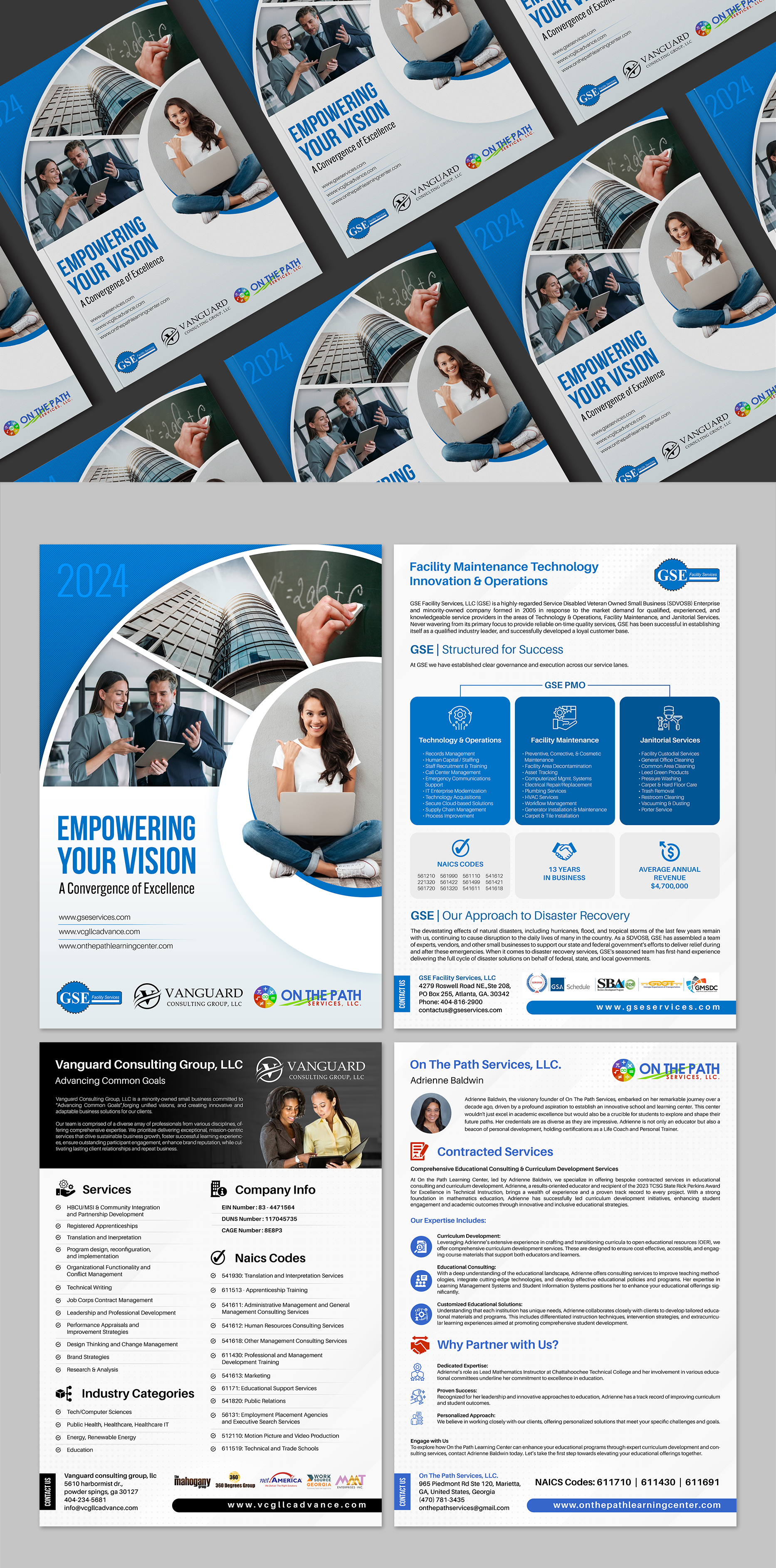 Brochure Design by SAI DESIGNS for On the Path Services | Design #32350976