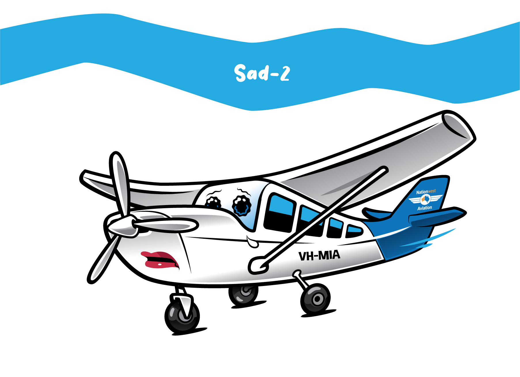 Mascot Design by ally designs for Nationwest Aviation  | Design #33733100