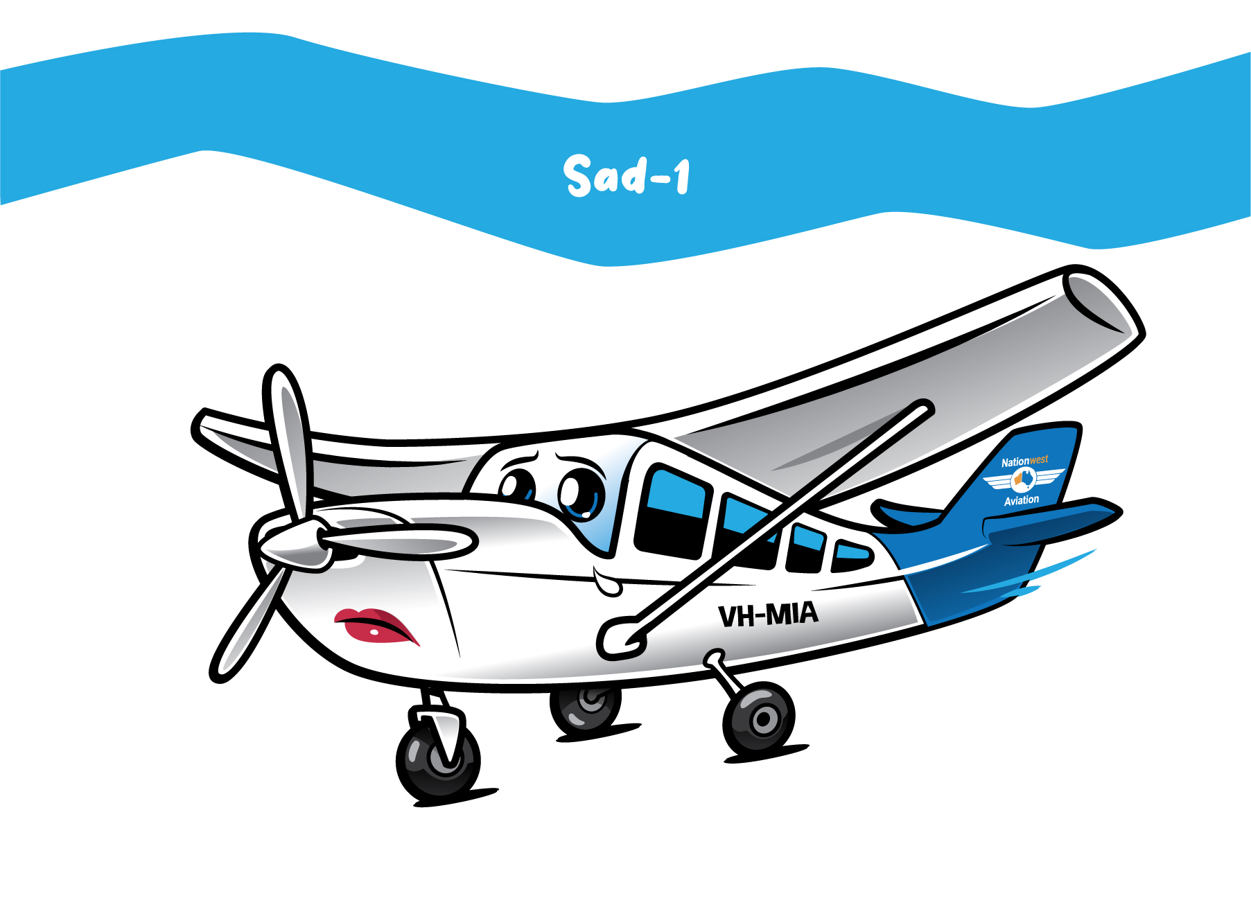 Design de Mascotte par ally designs pour Nationwest Aviation  | Design #33733101
