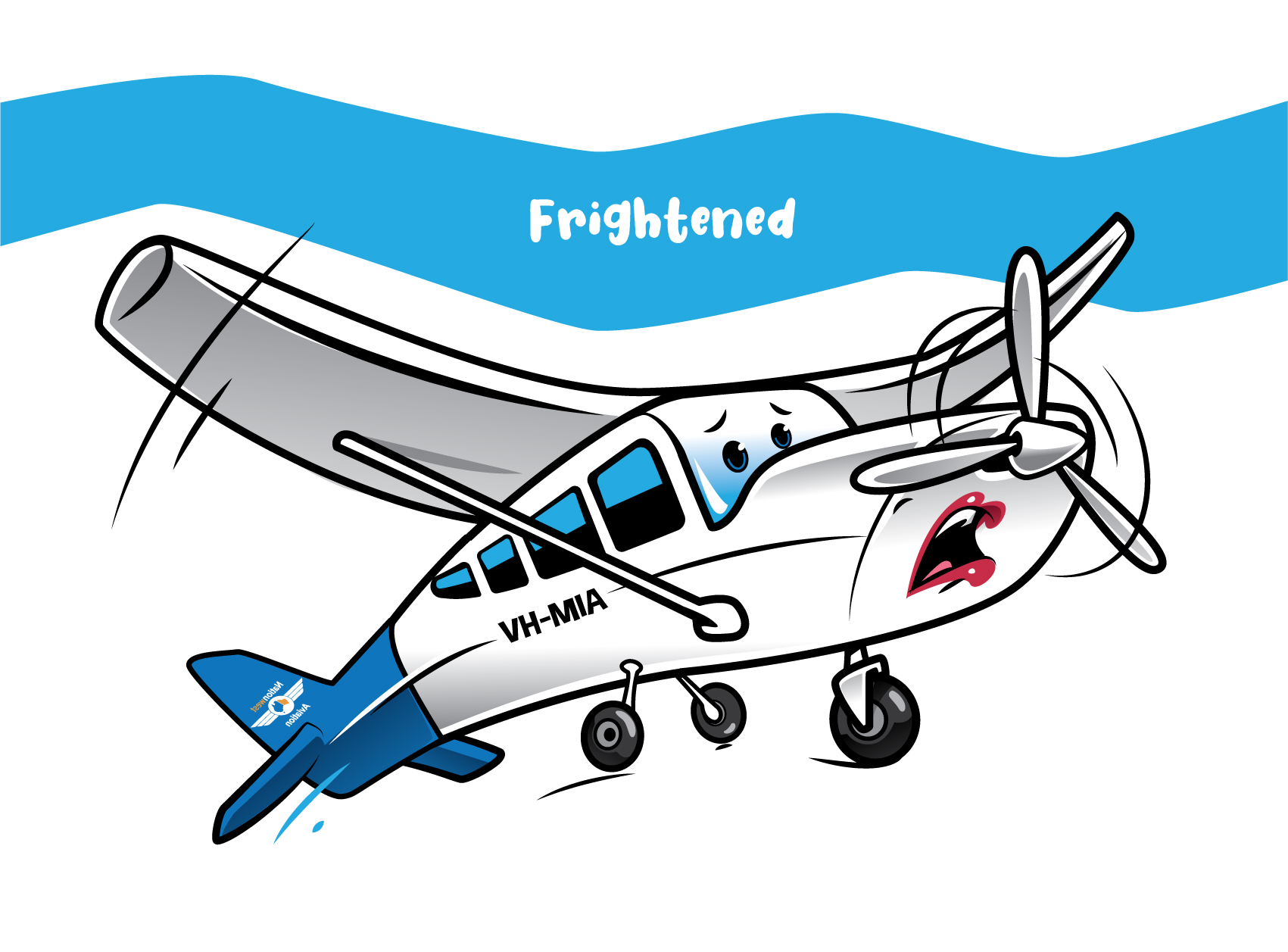 Mascot Design by ally designs for Nationwest Aviation  | Design #34158467