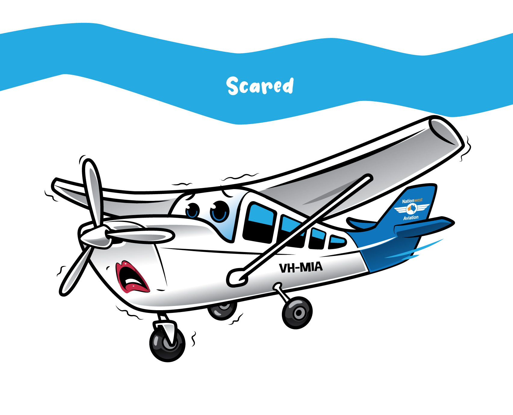 Mascot Design by ally designs for Nationwest Aviation  | Design #34158469