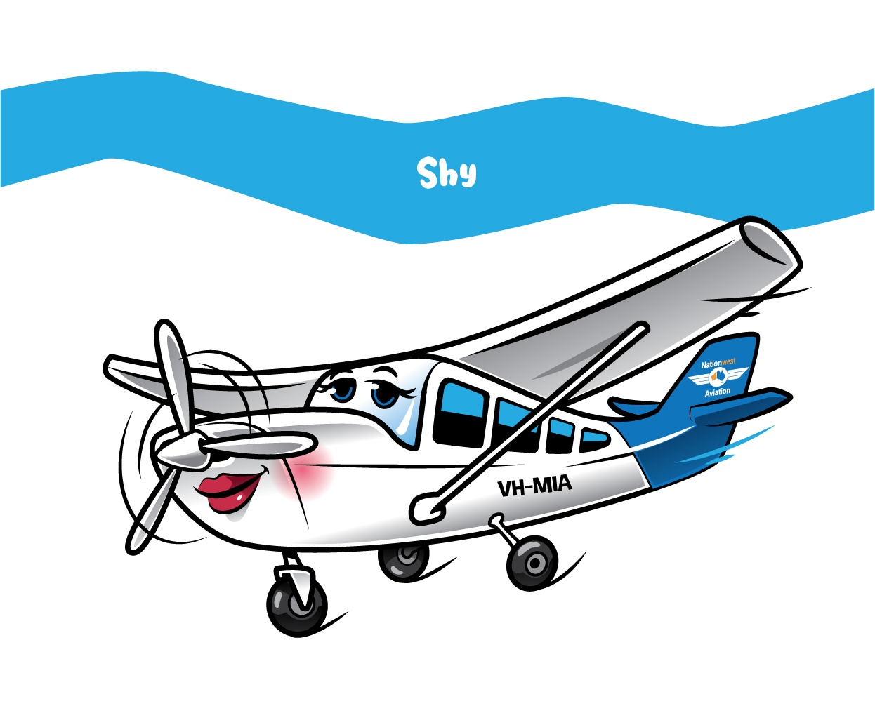Mascot Design by ally designs for Nationwest Aviation  | Design #34347995