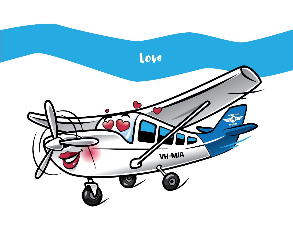 Mascot Design by ally designs for Nationwest Aviation  | Design #34347997