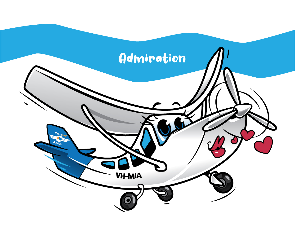 Mascot Design by ally designs for Nationwest Aviation  | Design #34347998