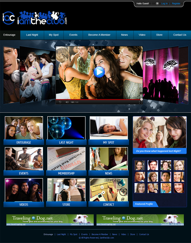 Web Design by Expert Designer for IAMTHECLUB, LLC | Design #779026