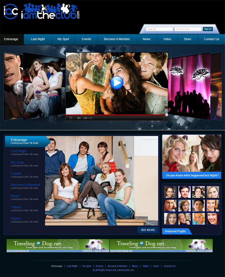Web Design by Expert Designer for IAMTHECLUB, LLC | Design #779444