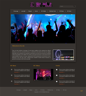 Web Design by pb for IAMTHECLUB, LLC | Design: #763289