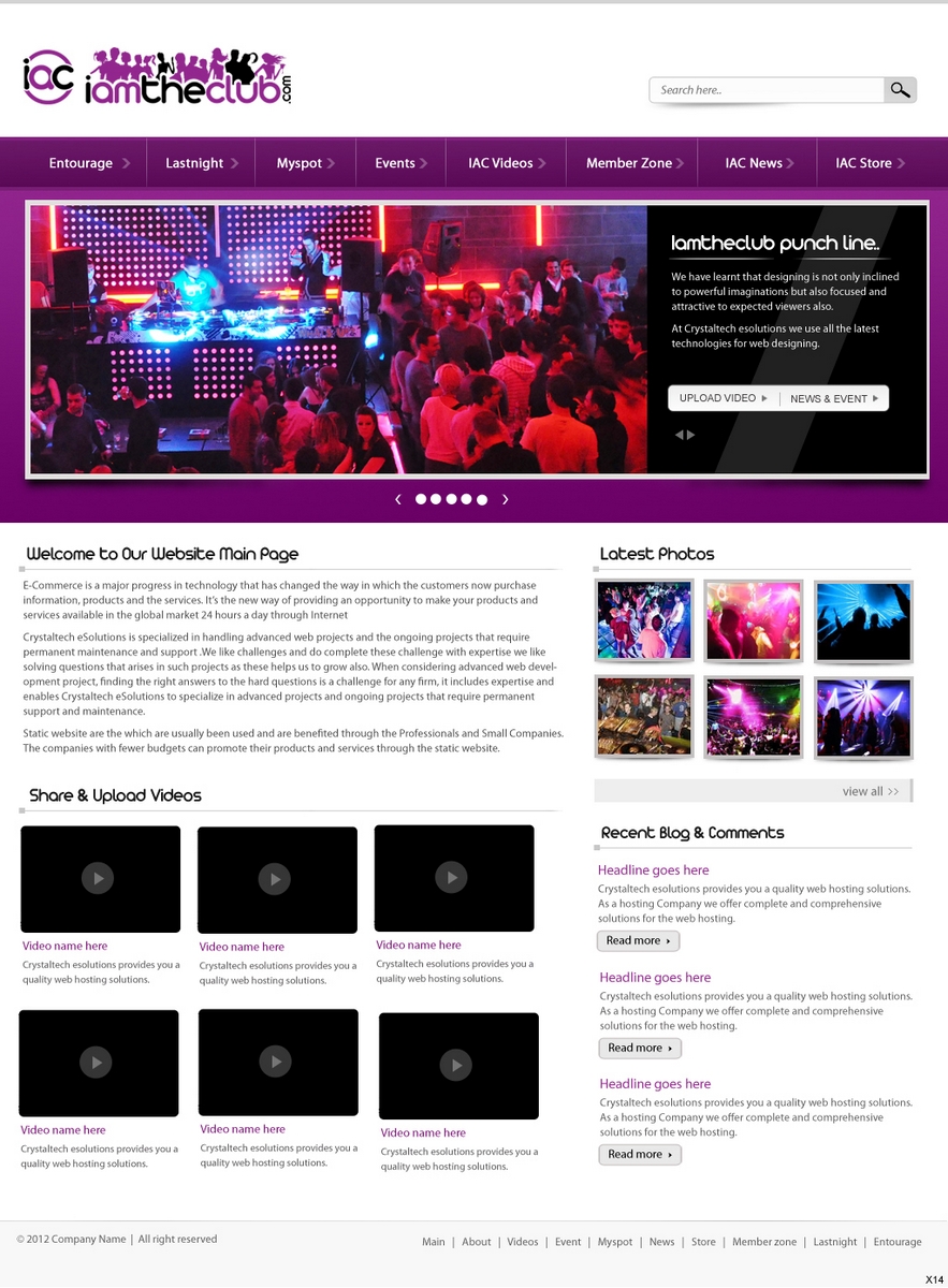 Web-Design von pb für IAMTHECLUB, LLC | Design #766807