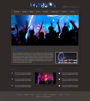 Web Design par pb pour IAMTHECLUB, LLC | Design : #770275