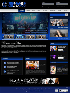 Web Design by pb for IAMTHECLUB, LLC | Design: #779046