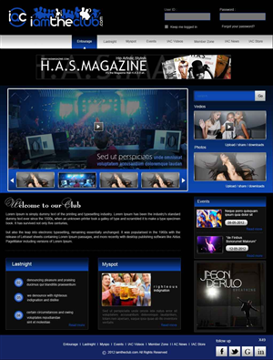 Web Design by pb for IAMTHECLUB, LLC | Design: #785045