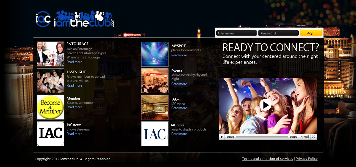 Web Design by OM for IAMTHECLUB, LLC | Design #779576