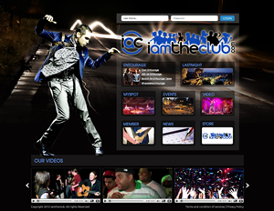 IAMTHECLUB WEB DESIGN  | Web Design par OM