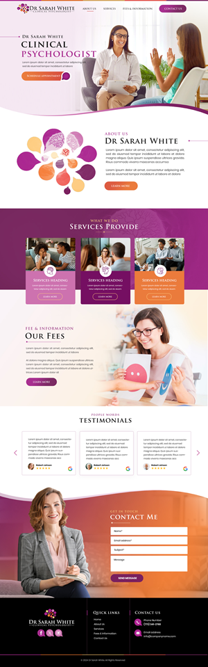 Web Design by Blue Sparrow for this project | Design: #32312242