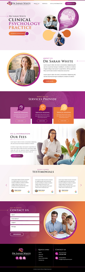 Web Design by Blue Sparrow for this project | Design: #32312243