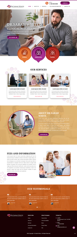Web Design by pb for this project | Design: #32318994