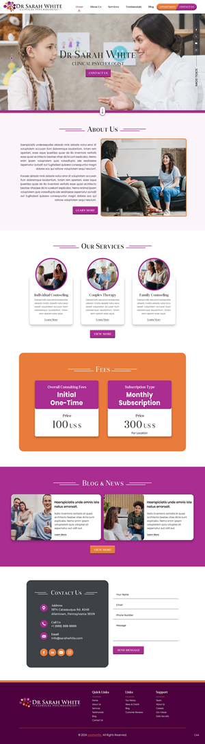 Web Design by pb for this project | Design: #32318996