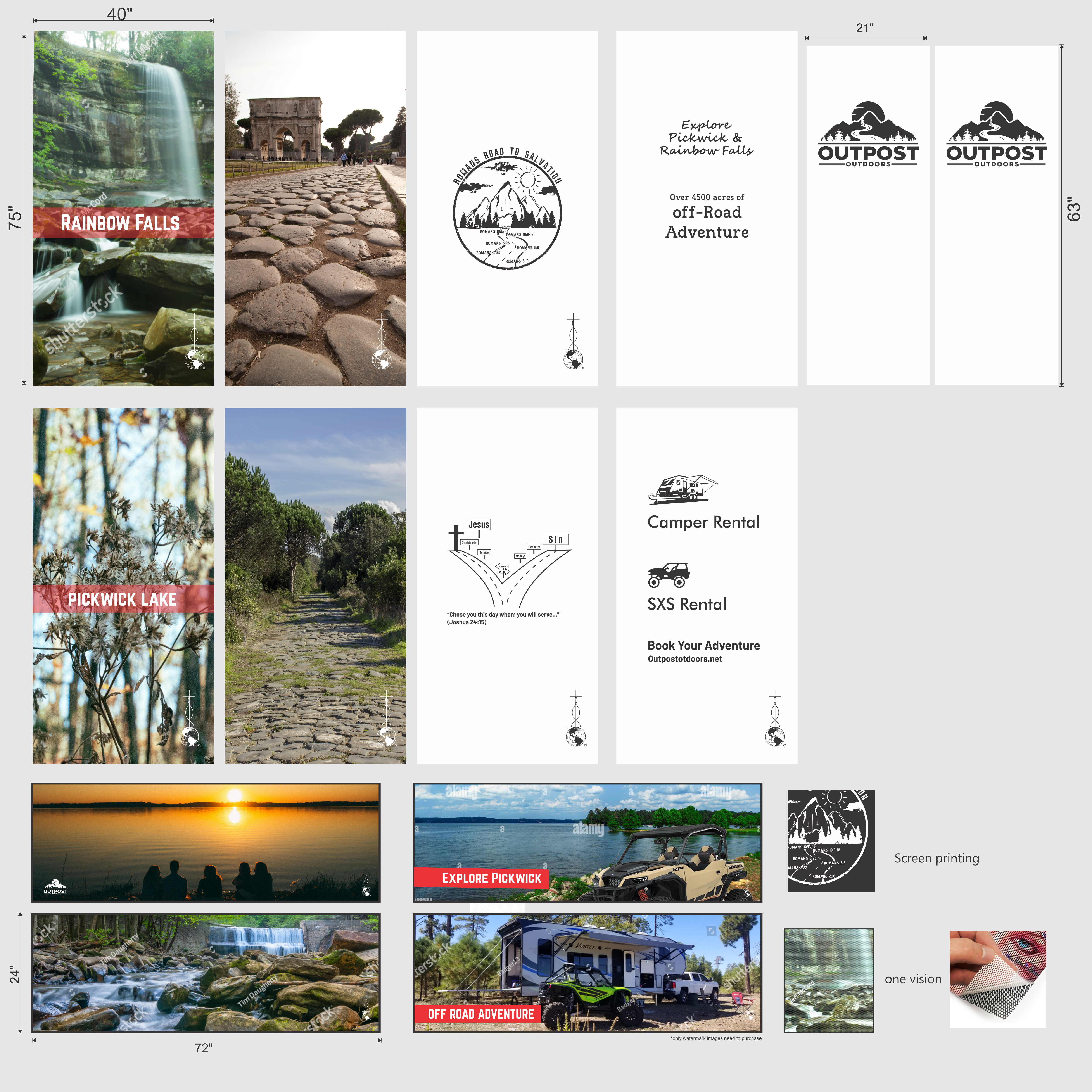 Graphic Design by Pint & Promotional Projects for The Outpost | Design #32358407
