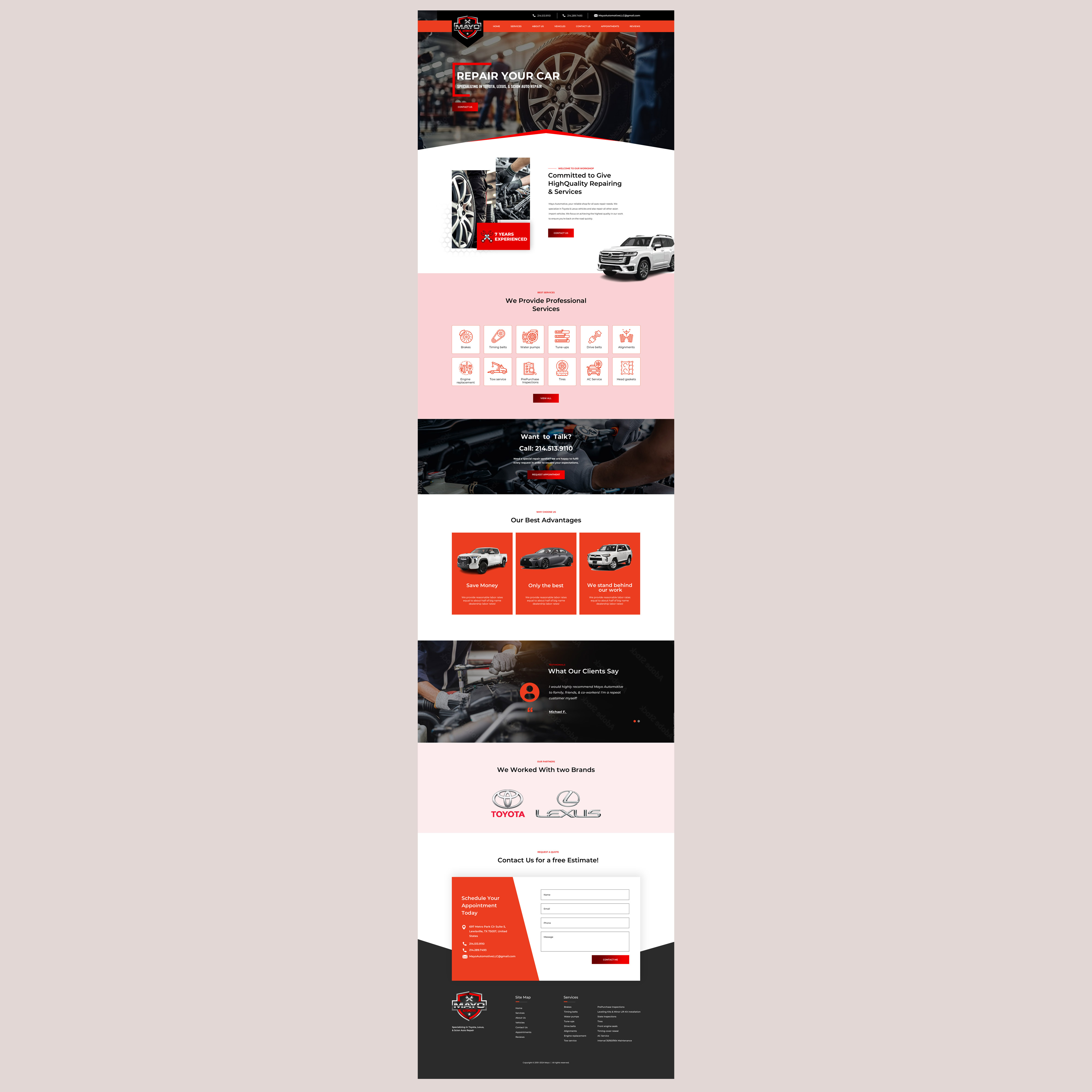 Bold, Playful, Automotive Repair  Design for Mayo Automotive LLC by
