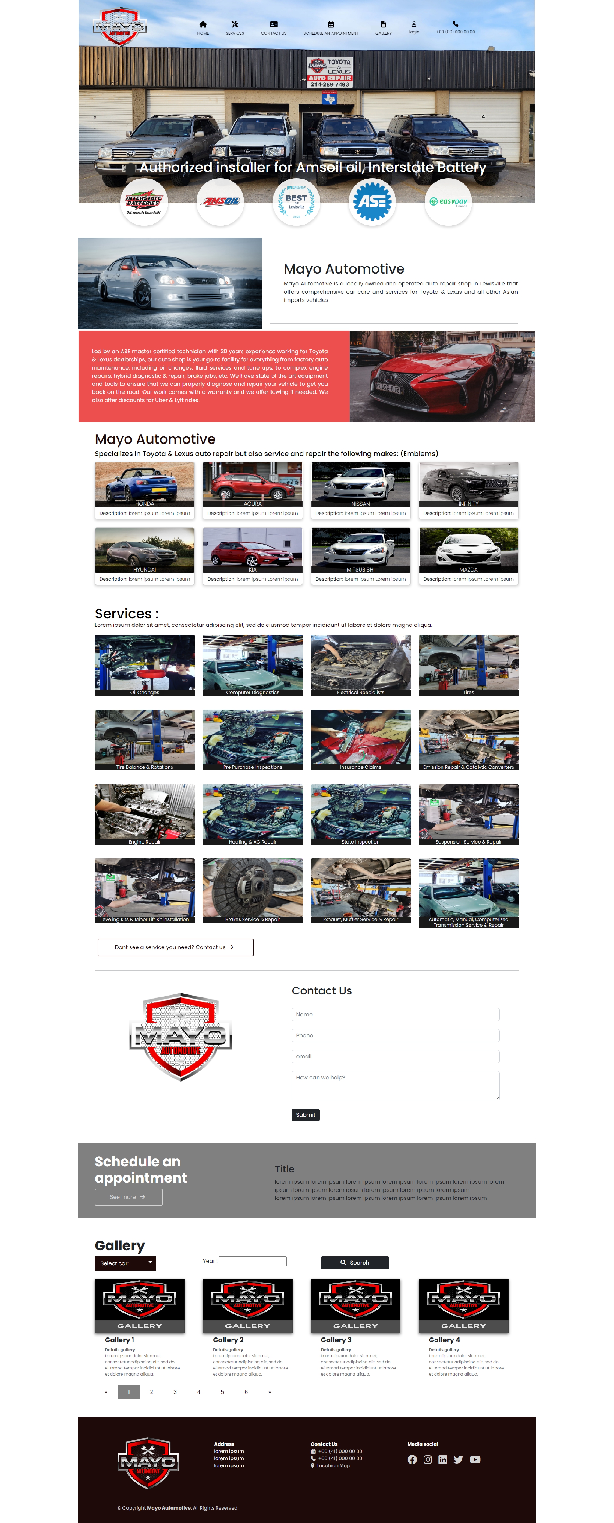 Web Design by Rudistudio for Mayo Automotive LLC | Design #32373500