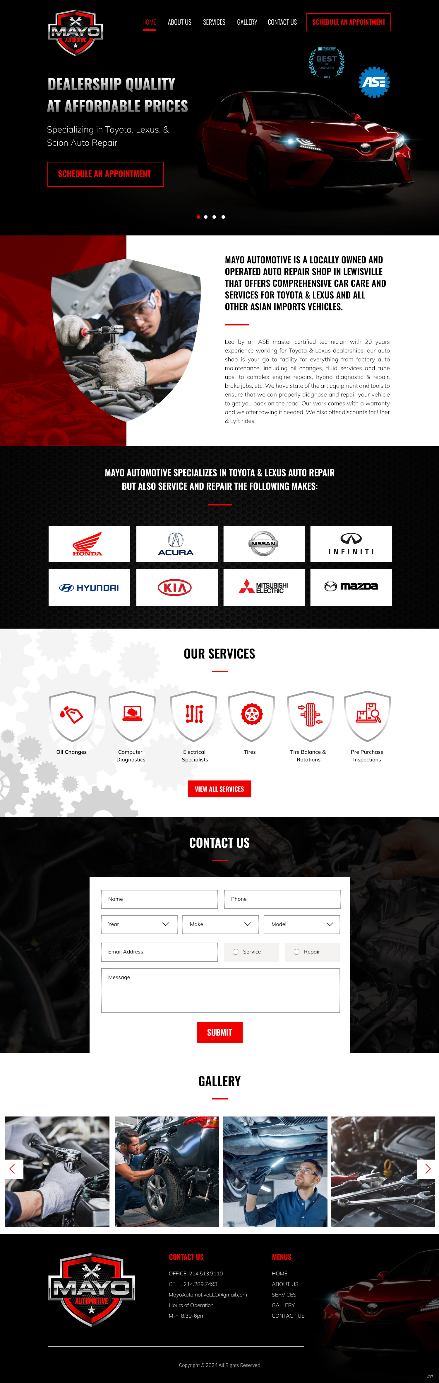 Bold, Playful, Automotive Repair  Design for Mayo Automotive LLC by