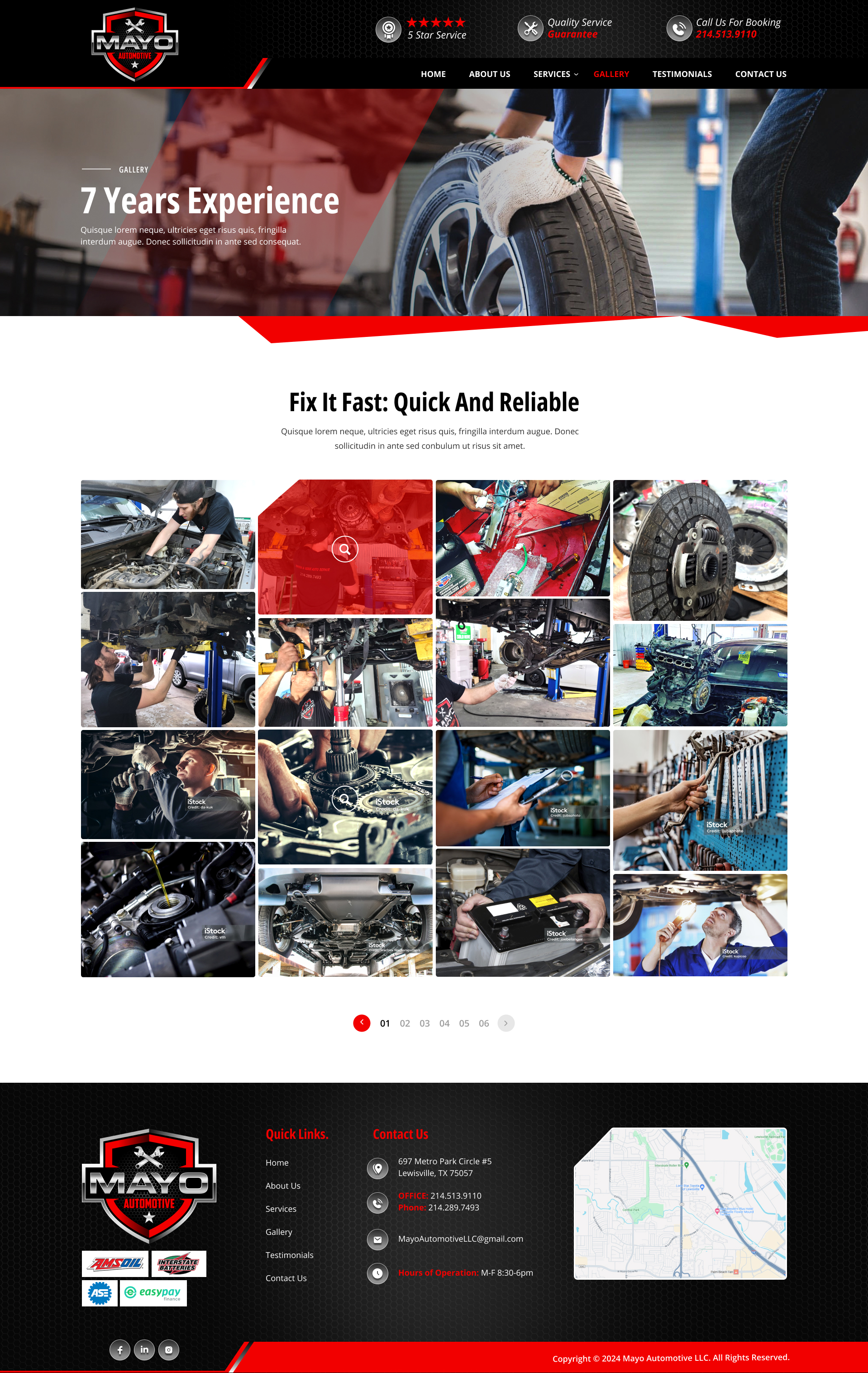 Web Design by Soma.Debnath for Mayo Automotive LLC | Design #32370796