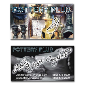 Business Card Design by Milager for Pottery Plus | Design: #3095369