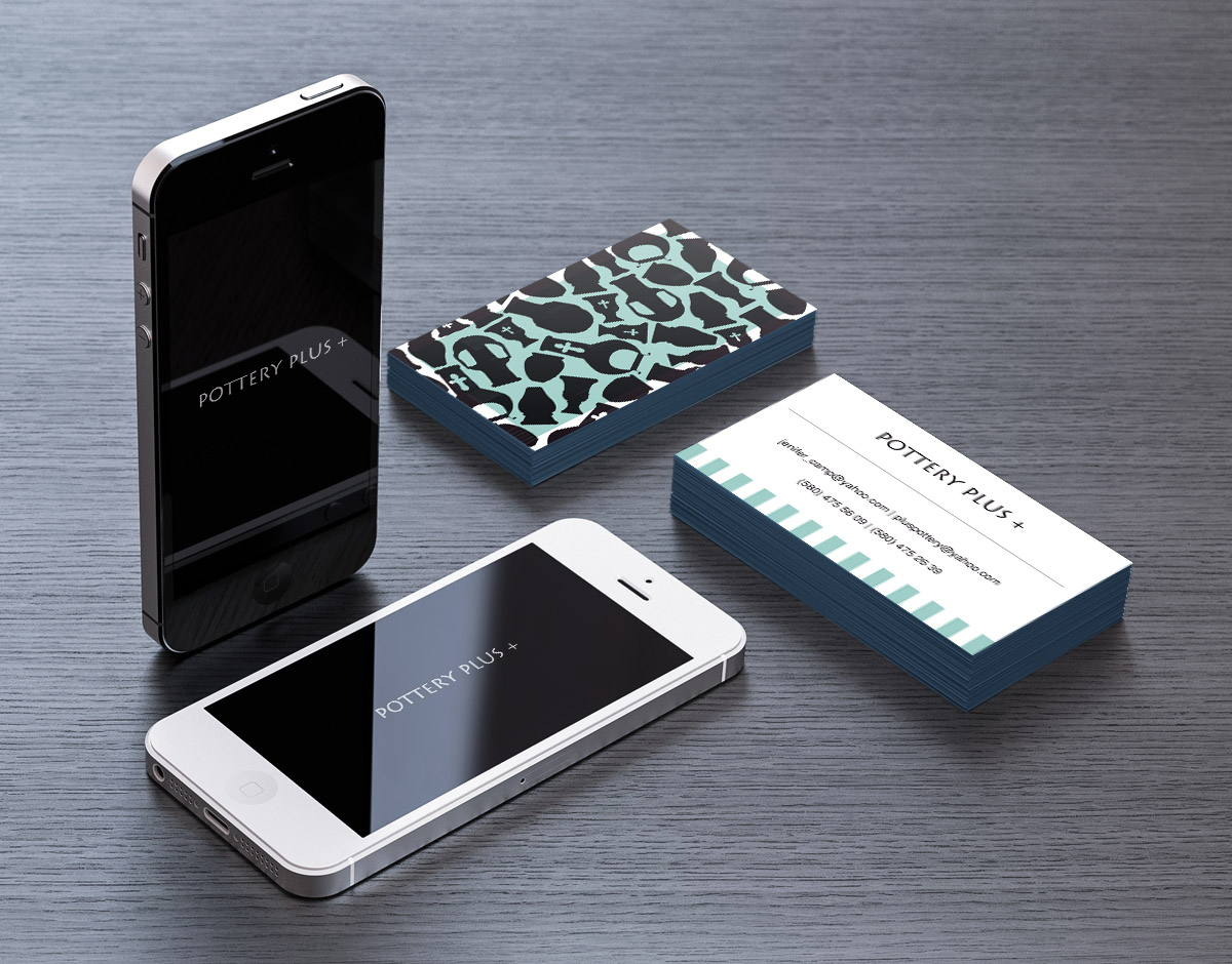 Business Card Design by Roman Tsykunov for Pottery Plus | Design #3100688