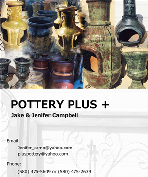 Business Card Design by Neon22 for Pottery Plus | Design #3099216