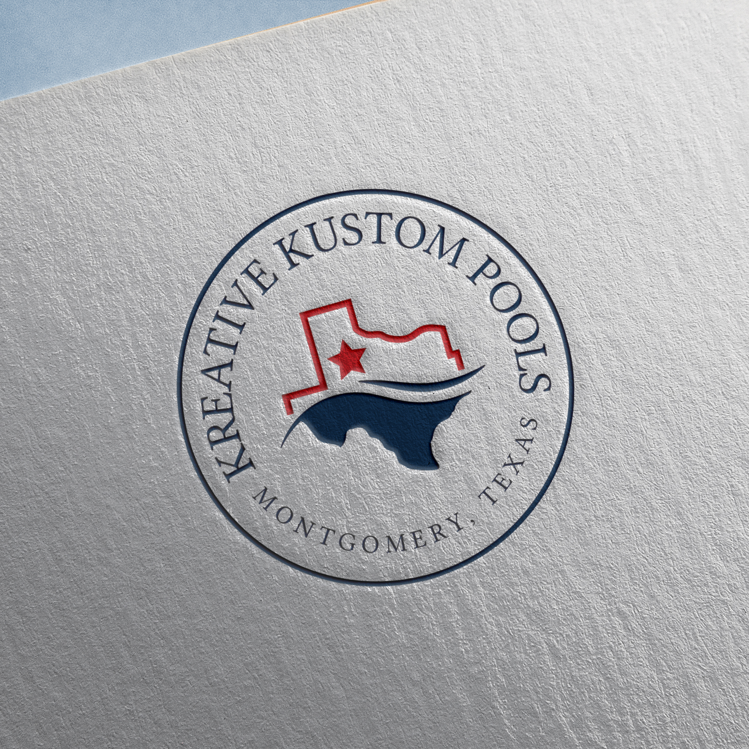 Logo Design by Publik Logo for Kreative Kustom Pools | Design #32324874