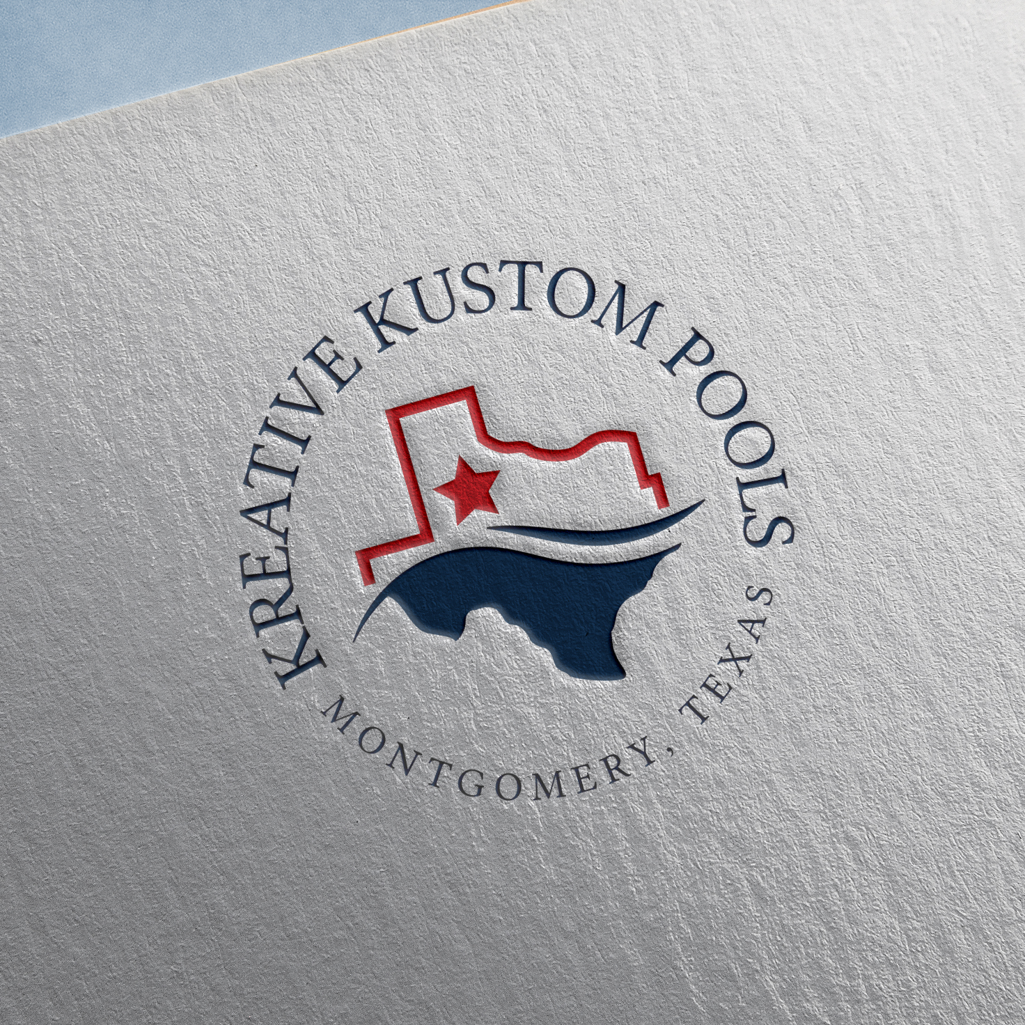 Logo Design by Publik Logo for Kreative Kustom Pools | Design #32324875