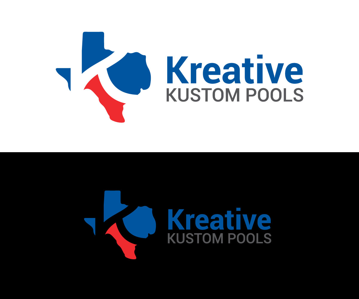 Logo Design by Kavth for Kreative Kustom Pools | Design #32356397
