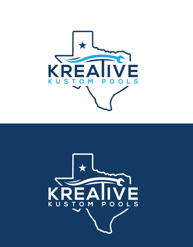 Logo Design by lijenta for Kreative Kustom Pools | Design #32336709