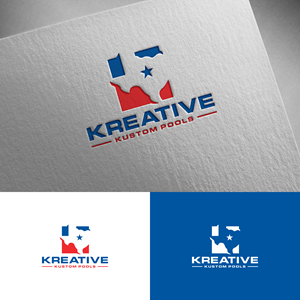 Logo Design by ge.logo for Kreative Kustom Pools | Design: #32357928