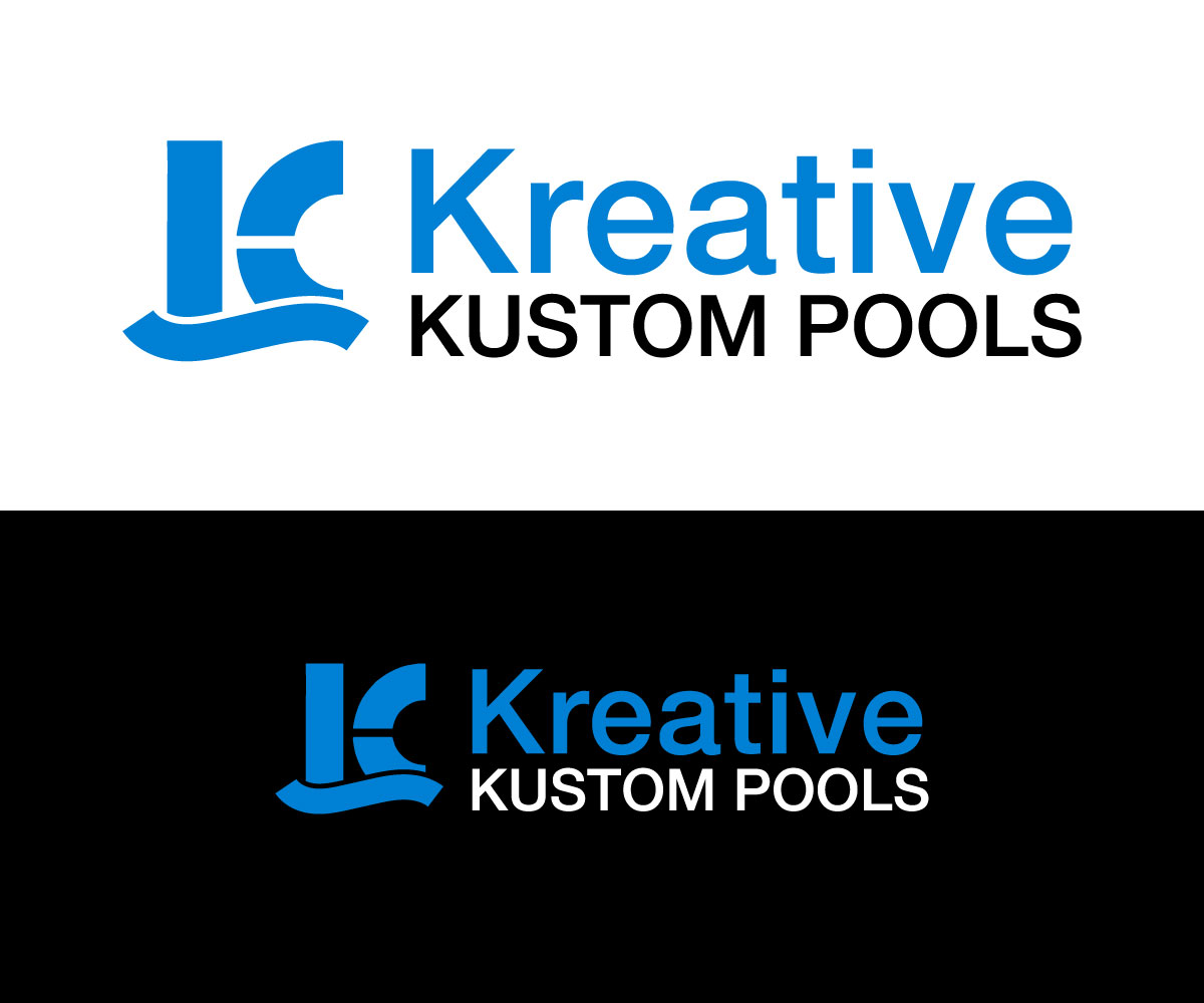 Logo Design by RaKu 2 for Kreative Kustom Pools | Design #32357079