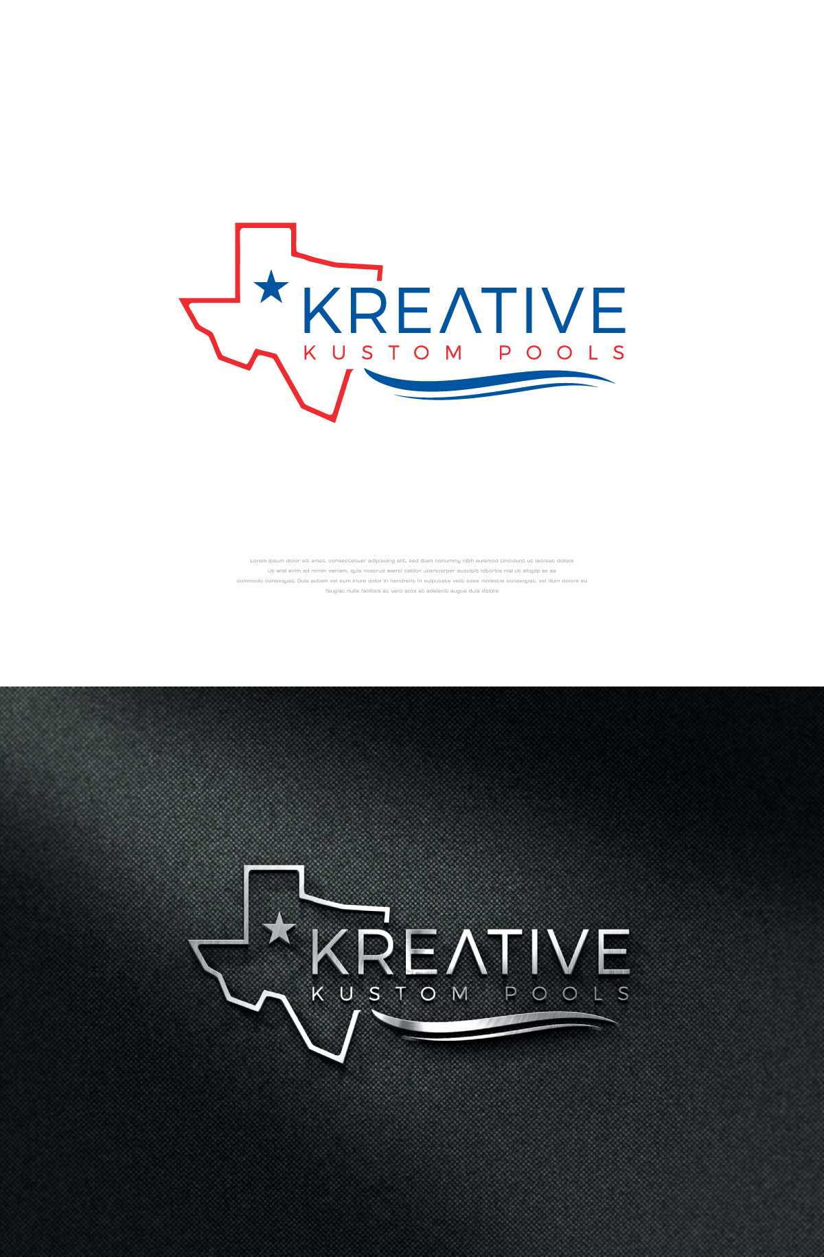 Logo Design by apik. for Kreative Kustom Pools | Design #32322067