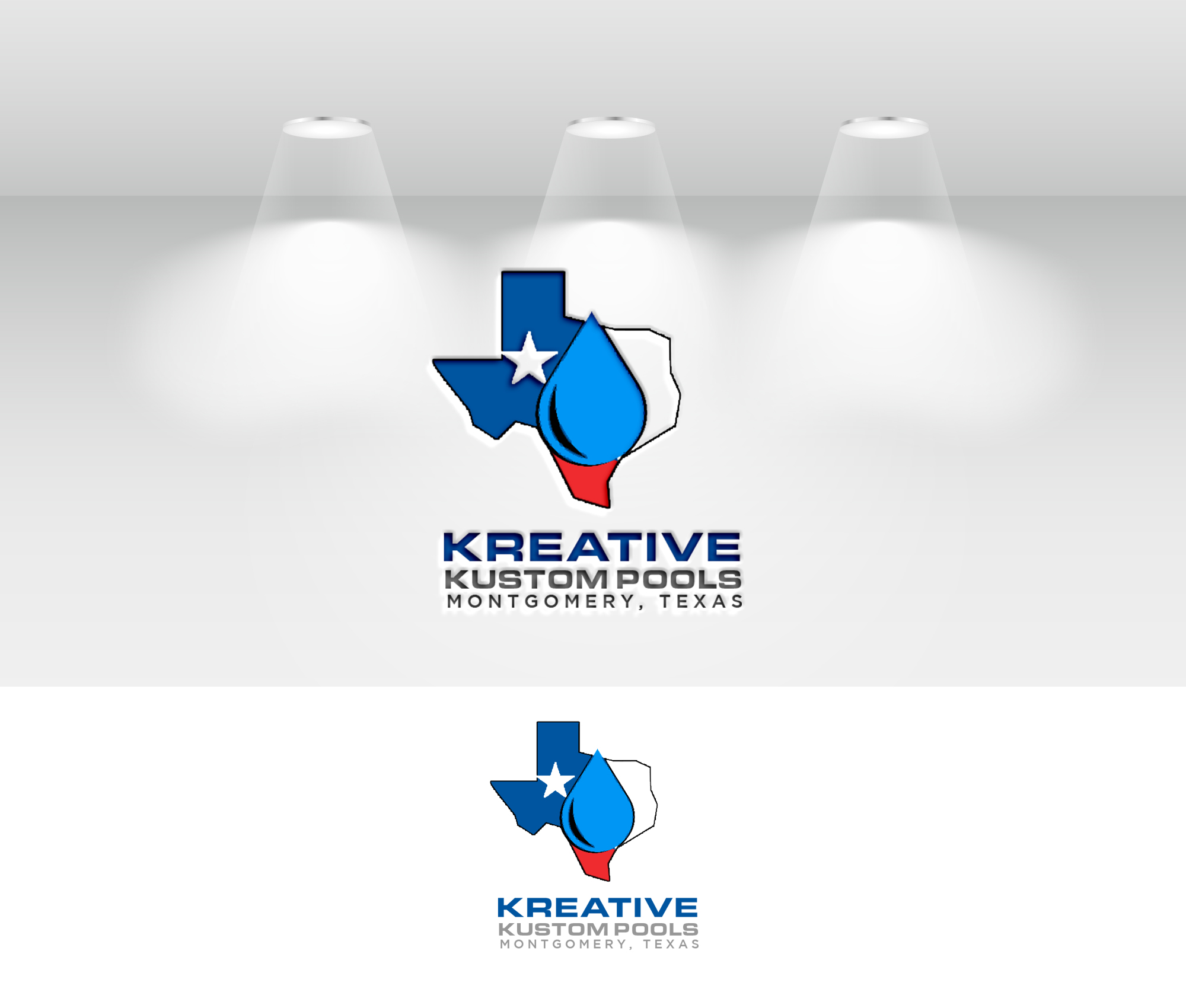 Logo Design by AliArts for Kreative Kustom Pools | Design #32320082