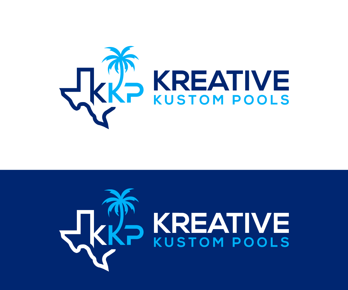 Logo Design by AlphabetZero.co.uk for Kreative Kustom Pools | Design #32334068